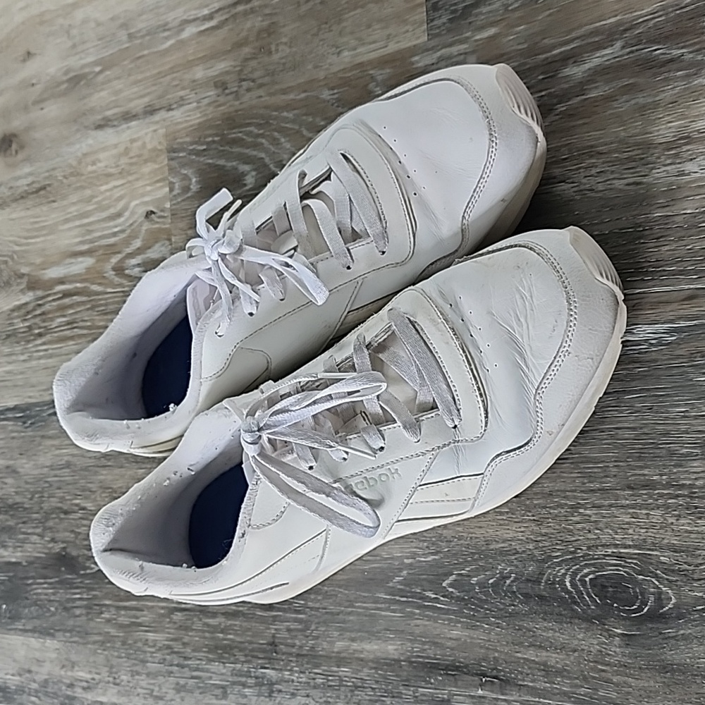 Men's Reebok white tennis shoes size 14